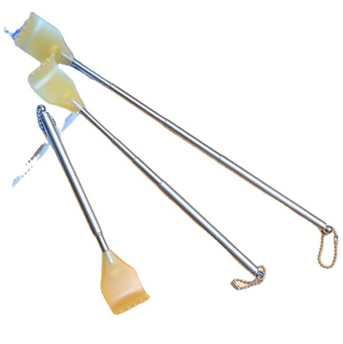 3-section stainless steel portable retractable itch scratching stick and back scratching stick scratching tool scratches without asking for help