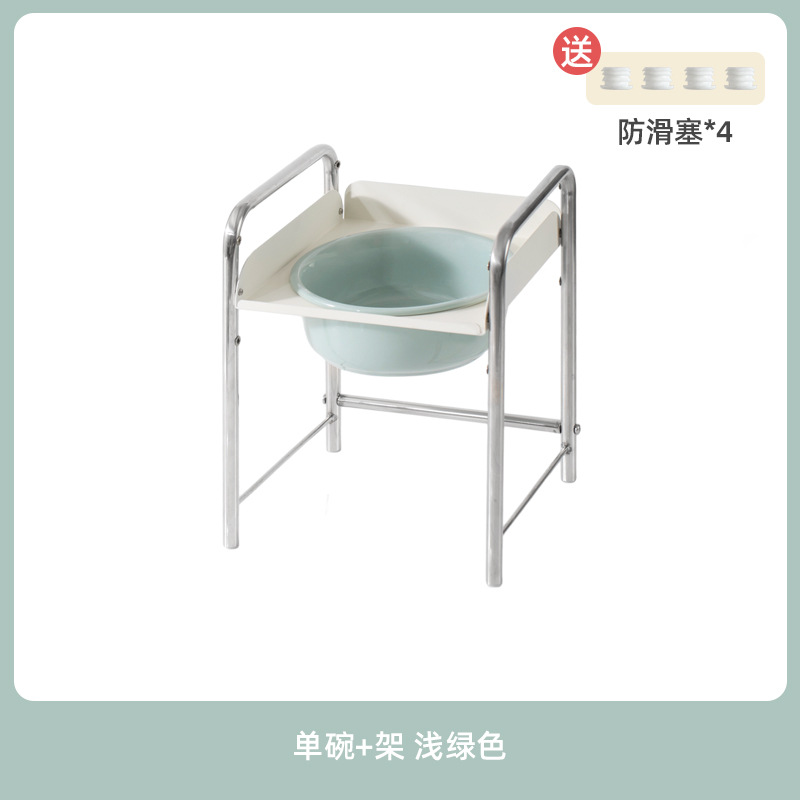 Cuenco de cerámica de patas altas para perros tazón doble protector de la columna cervical no puede voltear el tazón de comida para perros mediano y grande tazón de comida para perros tazón de agua tazón de perro para mascotas