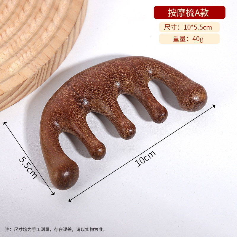 メーカー直売の紫檀の魚の骨は経絡を掻いて、紫檀の玉檀の香の黒檀の頭は実木の魚をマッサージします。|undefined