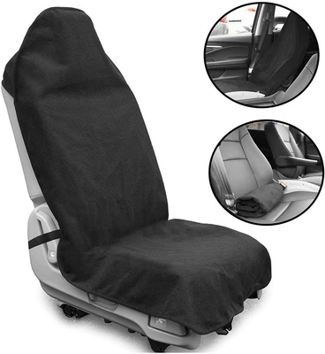 Universal Car Seat Cover, Waterproof, Non-Slip, Sports Seat Cushion, Sweat-Absorbent Seat Cushion, Swimming, Fishing, Outdoor Seat Cover (Seat cushion, seat cover) - black-single-pack