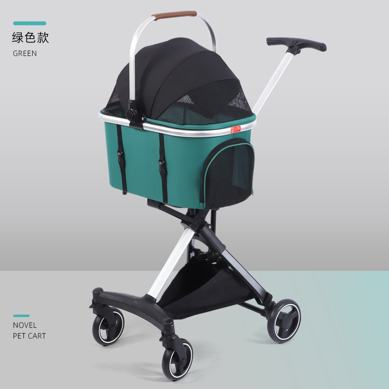 Carrito Separable para Mascotas de Metal Plegable para Perros y Gatos image 8