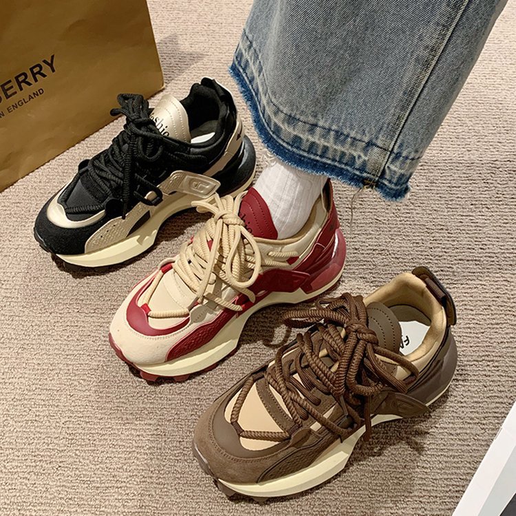 Versatile Women's Dad Running Shoes With Thick Soles And Comfort_voghion.com
