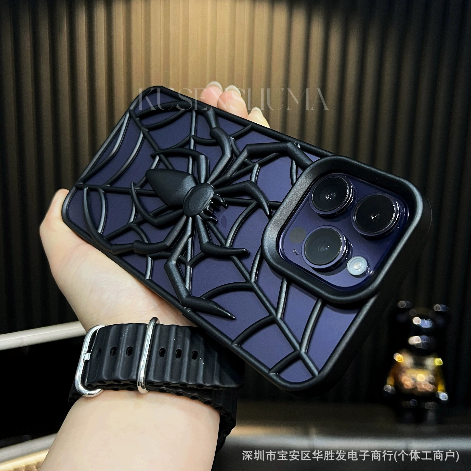 Чехол для теплового телефона применим к iPhone16promax паутина полый дышащий мягкий яблоко 15 защитный чехол против падения