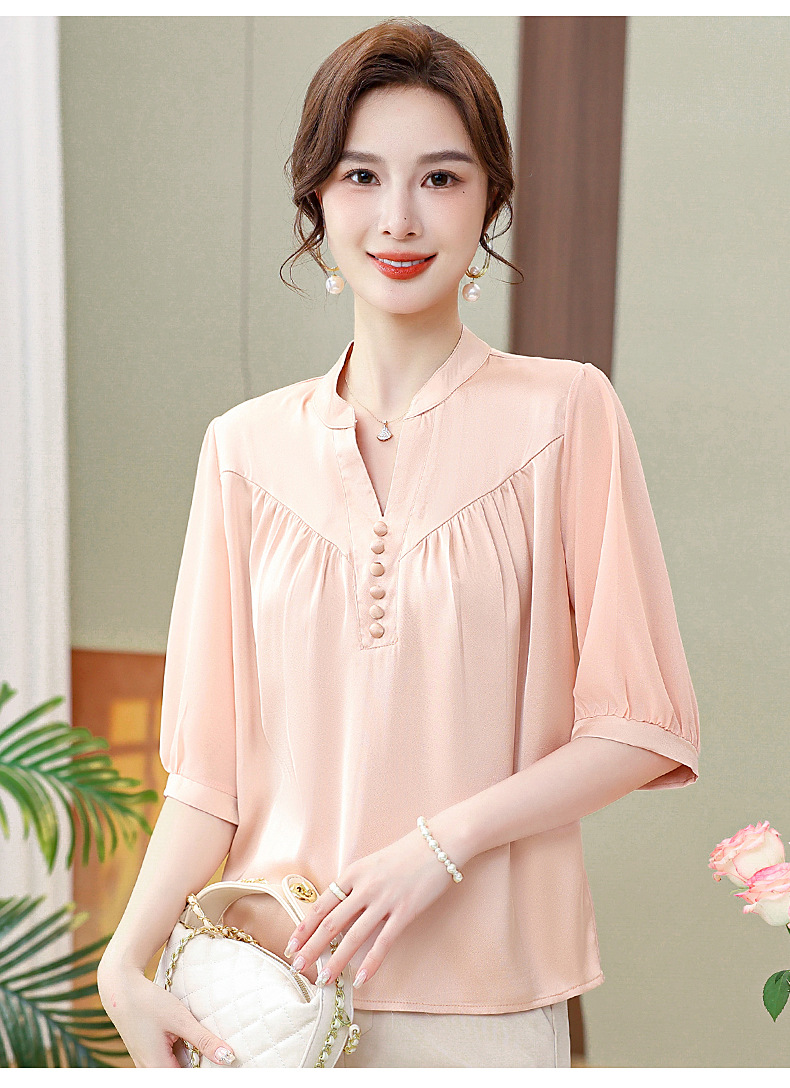 C7069 470K ÁO SƠ MI NỮ SUZTDI BIG SIZE NGOẠI CỠ MÙA HÈ TRUNG NIÊN PHONG CÁCH HÀN QUỐC THỜI TRANG NỮ G01 SẢN PHẨM MỚI