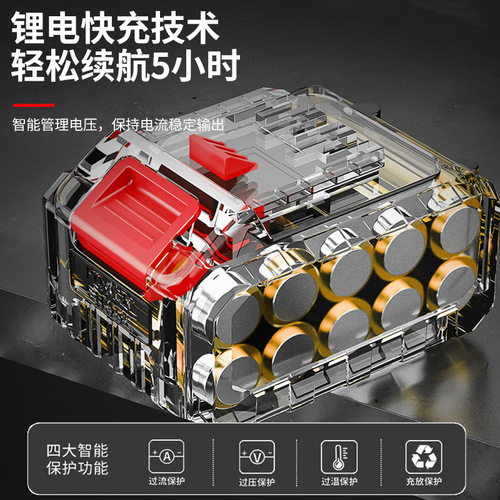 Lithium Battery Grass Trimmer Cordless Weed Eater New High Power Orchard Agricultural Small Home Use Wrench Grass Machine