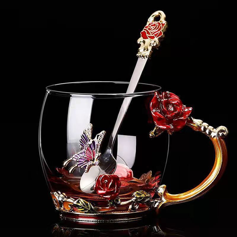 Vaso de vidrio tallado de mujer de estilo europeo, regalo creativo para el hogar, decoración del día de San Valentín, tazas de cubiertos, tazas de agua