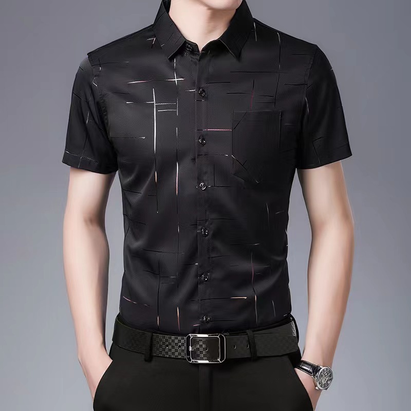 Ziyuan ropa de verano de los hombres de color sólido Tencel HIELO de algodón de manga corta de gama alta camiseta de diamantes de imitación bordado de los hombres de manga corta