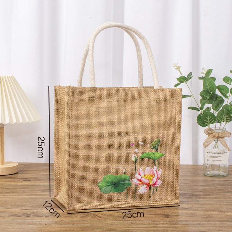 25 de largo, 12 de ancho y 25 de alto; lino