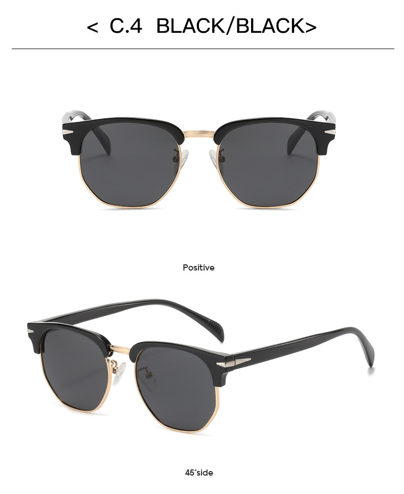 96g Weight Half Frame Glasses Structure Sunglasses Classification Tac, UV400 Protection Lens Material Special-Shaped Mirror Glasses Style Holiday, Travel, Party Occasion Solid Color Pattern All Seasons Season Women's Gender Retro, Sweet Style Retro Sweet Solid Color Tac UV400 Protection Special-Shaped Mirror Half Frame Women's Sunglasses 17