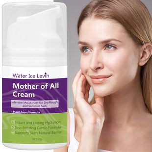 Water Ice Levin Cross Border Out of English Package Press White Can Daily Moisturizing Cream 50g