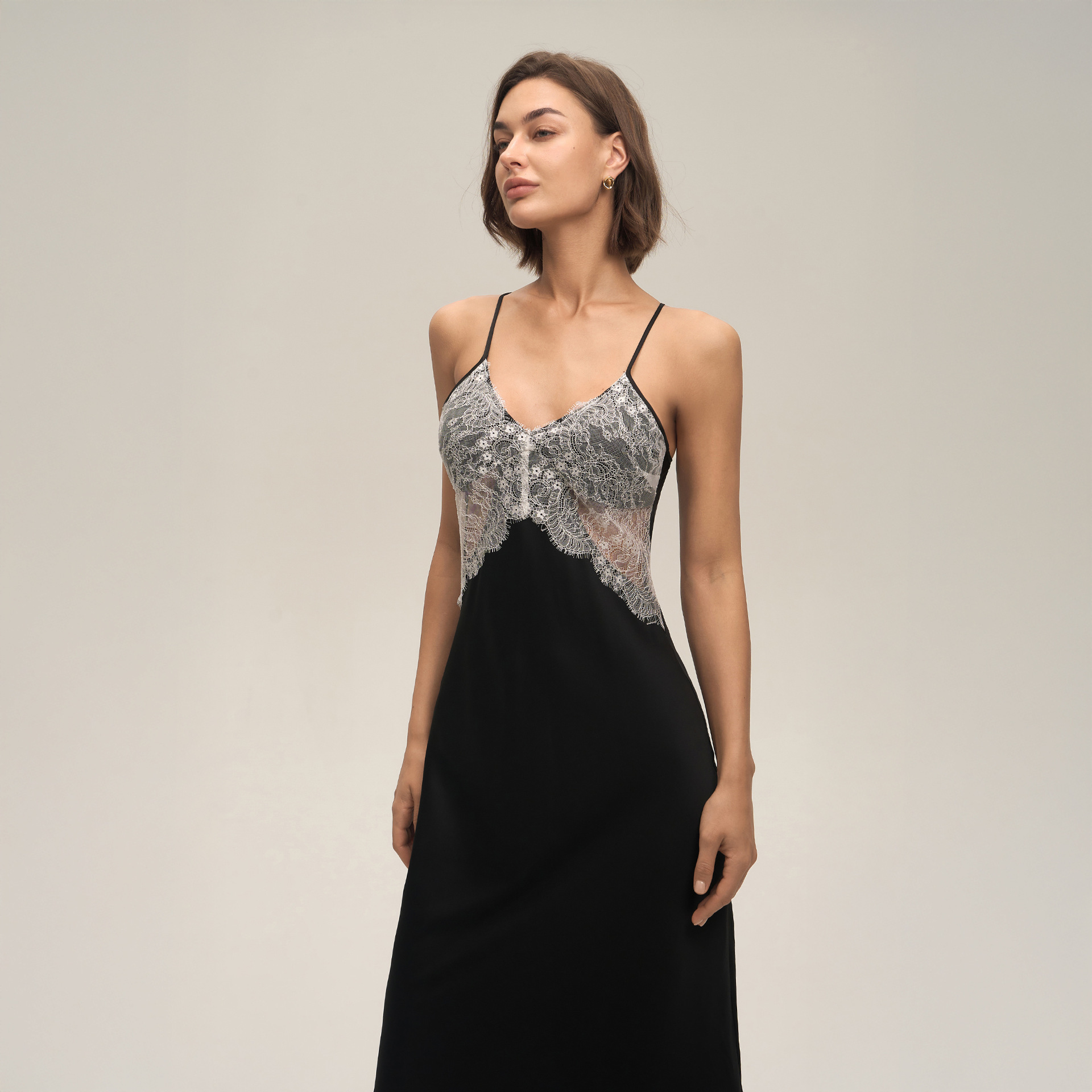 summer shiffon lace pijama