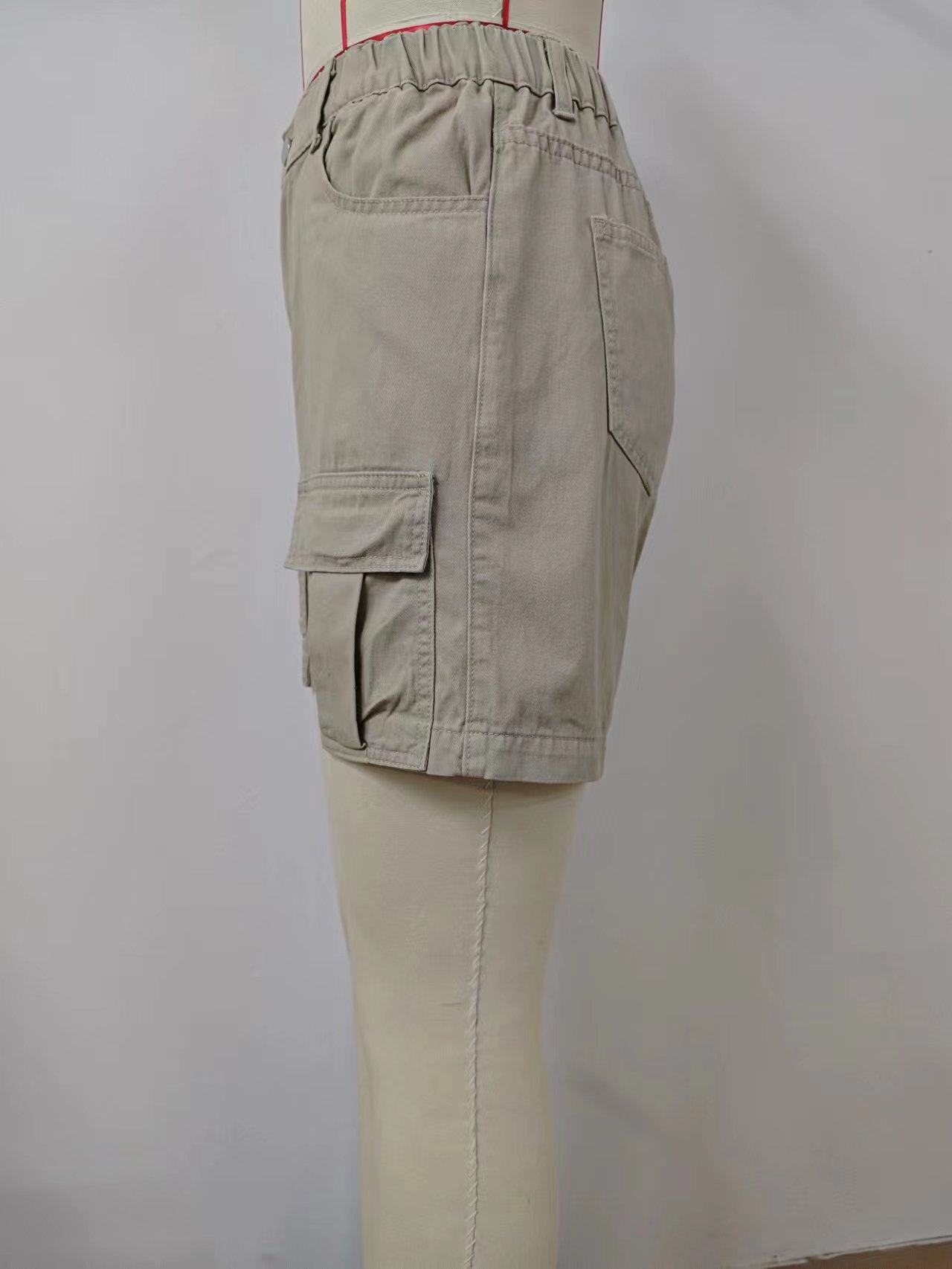 364g Weight Shorts Pants Length Denim Cotton Fabric Type Mid Waist Waist Line Cargo Pants, Jeans Pants Type Inelastic Elasticity Daily Occasion Regular Fit Fit Type Solid Color Pattern Summer Season Women's Gender Pocket Design Streetwear Style Women's Daily Streetwear Solid Color Shorts Pocket Cargo Pants Jeans 22