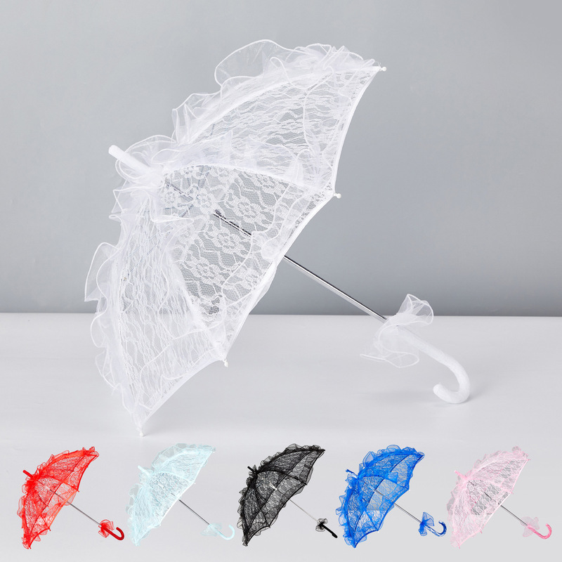 Lace Umbrella Wedding Lace Small Umbrella Cosplay Prop Umbrella Children's Performance Dance Bohemian Umbrella Lace Umbrella Wedding Lace Small Umbrella Cosplay Prop Umbrella Children's Performance Dance Bohemian Umbrella