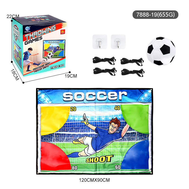 Fútbol infantil de ocio, rugby, béisbol 3 en 1 objetivo, juego de bola pegada, juguetes interactivos para padres e hijos, interiores y al aire libre