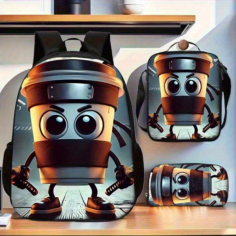 Nuevo producto transfronterizo Italian Brainrot Mochila con estampado digital