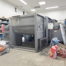 东莞供应卧式不锈钢粉体搅拌机 化工粉料混设备 发酵料搅拌桶