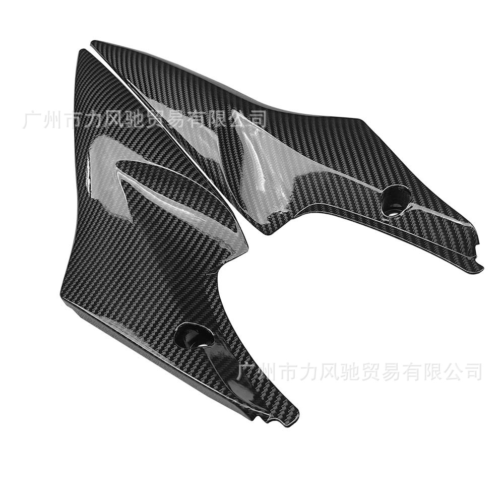 Adecuado para Suzuki gsxr600/750 06-07 K6 tanque de combustible guardia marco placa lateral patrón de fibra de carbono