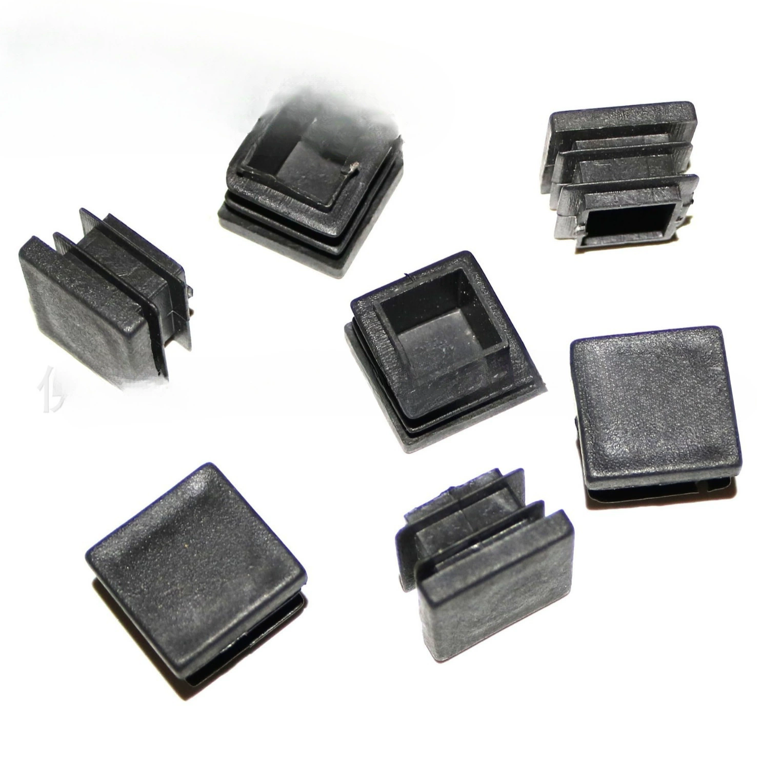 22X22方塑料管塞 22mm方形塑料脚塞 塑料方管堵头 塑料管堵 博X20