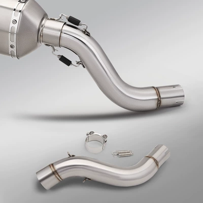 Motorcycle exhaust pipe | Dual-Hole Exhaust Pipe
