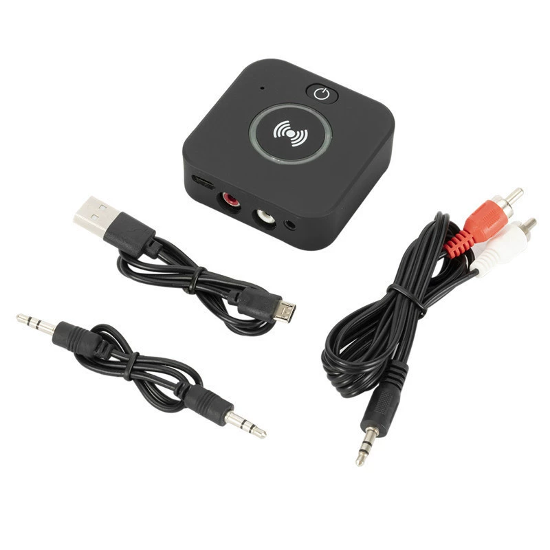 5.0 Bluetooth transmitter Bluetooth receiver 3.5AUX car speaker receiver RCA receiver 2in1
