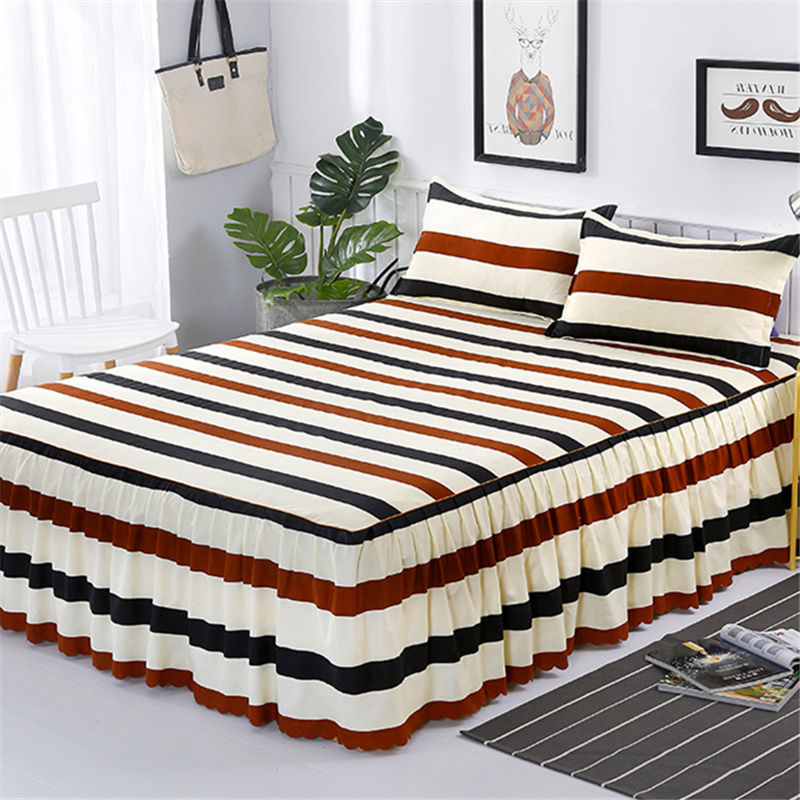 Una sola cubierta de cama de color sólido cubierta de cama de cama coreana sábanas de cama 1 m 1.5 / 2.0 m