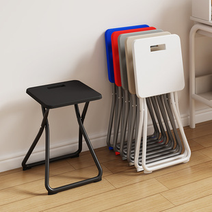 Folding Stool Square Stool Venue Restaurant Portable Easy Storage Dormitory Rental House Home Simple Outdoor Stall Stool