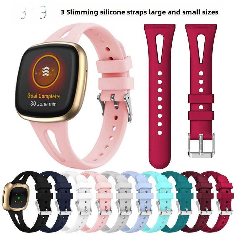 Подходит для Fitbit Versa4/3 Sense2, силиконовая подставка Versa3/4 Sports, спортивные часы для похудения Smart Tibetan