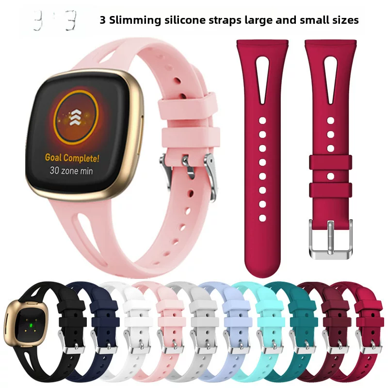 Подходит для Fitbit Versa4/3 Sense2, силиконовая подставка Versa3/4 Sports, спортивные часы для похудения Smart Tibetan