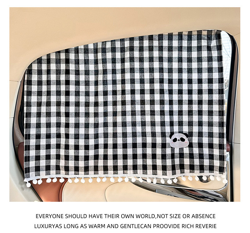 Cartoon car sunshade curtain creative suction cup car children's heat insulation sunshade cute cartoon car curtain