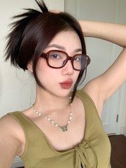 Vintage American Red Leopard Print Tortoiseshell Square Thick Rim Plain Frame Reading Glasses for Women with Round Faces