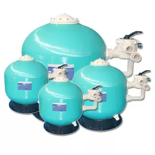 泳池循环沙缸过滤器玻璃纤维砂缸循环水处理设备侧出砂缸跨境爆款