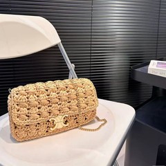 新型2025編み半製品女性斜めショルダーバッグ手編み草編みデザインファッション女性バッグ透かし彫り