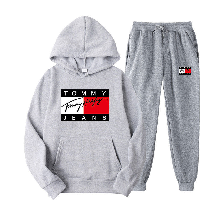 2025 nueva primavera suéter con sudadera hombre impresión suelta color sólido europeo y americano transfronterizo LOGO femenino