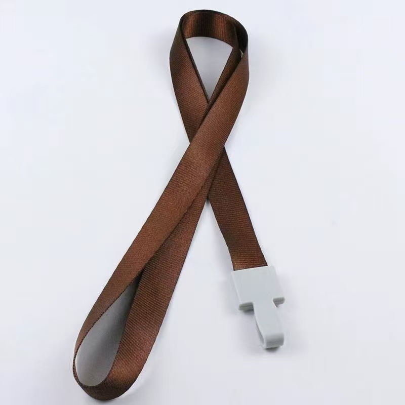 Cubierta de tarjeta al por mayor cordón correa de cordón de hebilla integrada correa de cordón correa de identificación de estudiante de empleado de marca cordón de cuello colgante