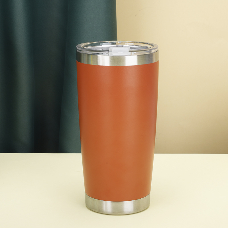 Comercio exterior de gran capacidad taza de helado cerveza taza de café de acero inoxidable doble 20oz taza de coche 304 taza de agua del coche