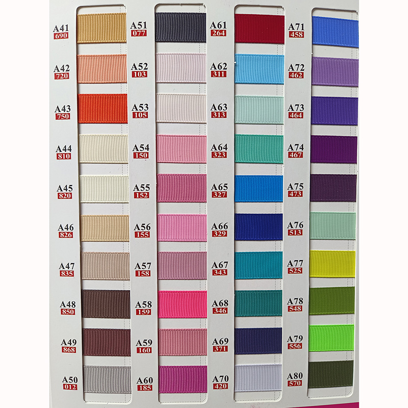 tarjeta de color de cinta de poliéster de alta densidad tarjeta de color de cinta de rosca tarjeta de color de cinta de rosca gruesa tarjeta de color de referencia Yao Ming
