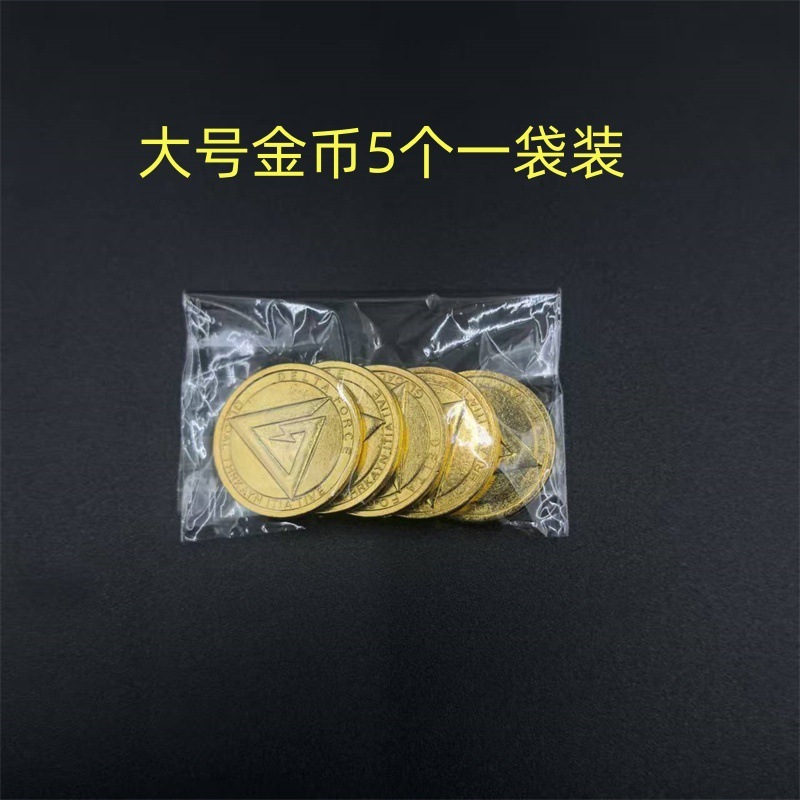三角洲行动游戏周金色三角币复刻玩具纪念金属模型金属礼物|undefined