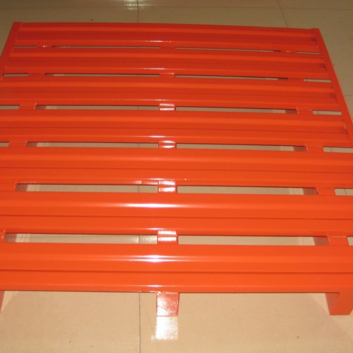 宏野钢托盘，面板轧制M型，设计合理，静电喷涂高温固化