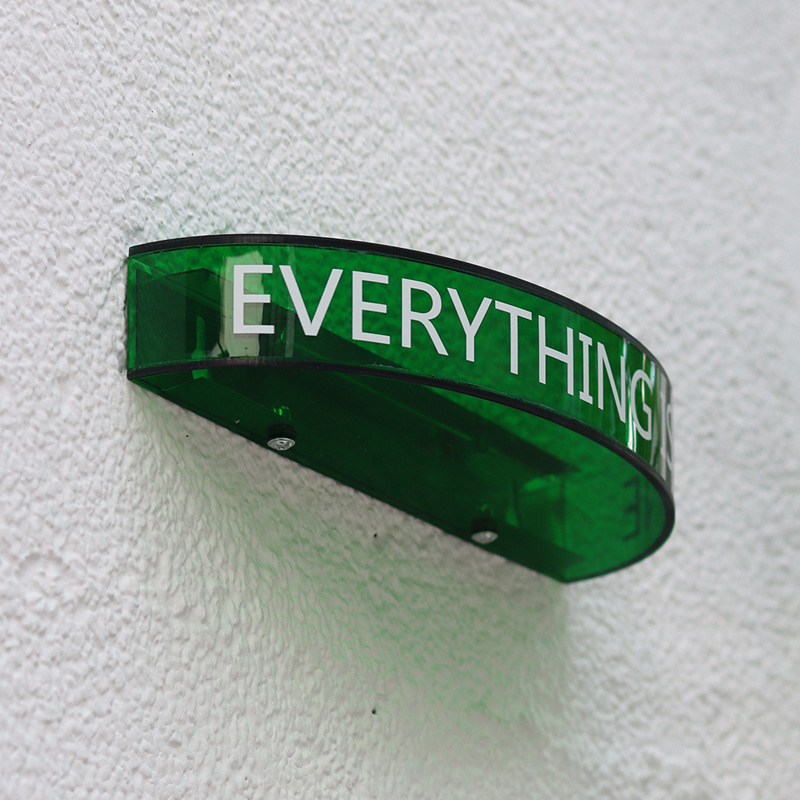 彩色亚克力广告牌制作简约工作室店门口小招牌