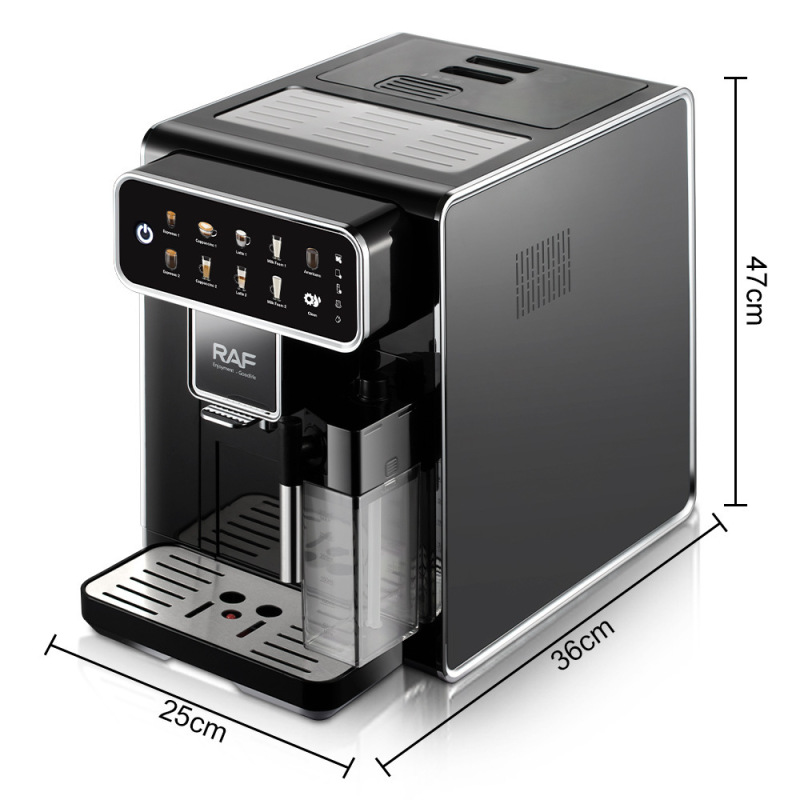国境を越えた全自動スリーインワンコーヒーマシン、ミルクシリンダー付き豆からカップのエスプレッソマシン|undefined