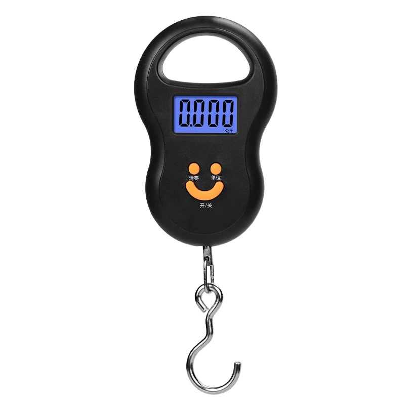Портативные ручные весы для домашнего использования, электронные весы, точность взвешивания 50 кг, электронные весы для продуктов питания, ручные пружинные весы.