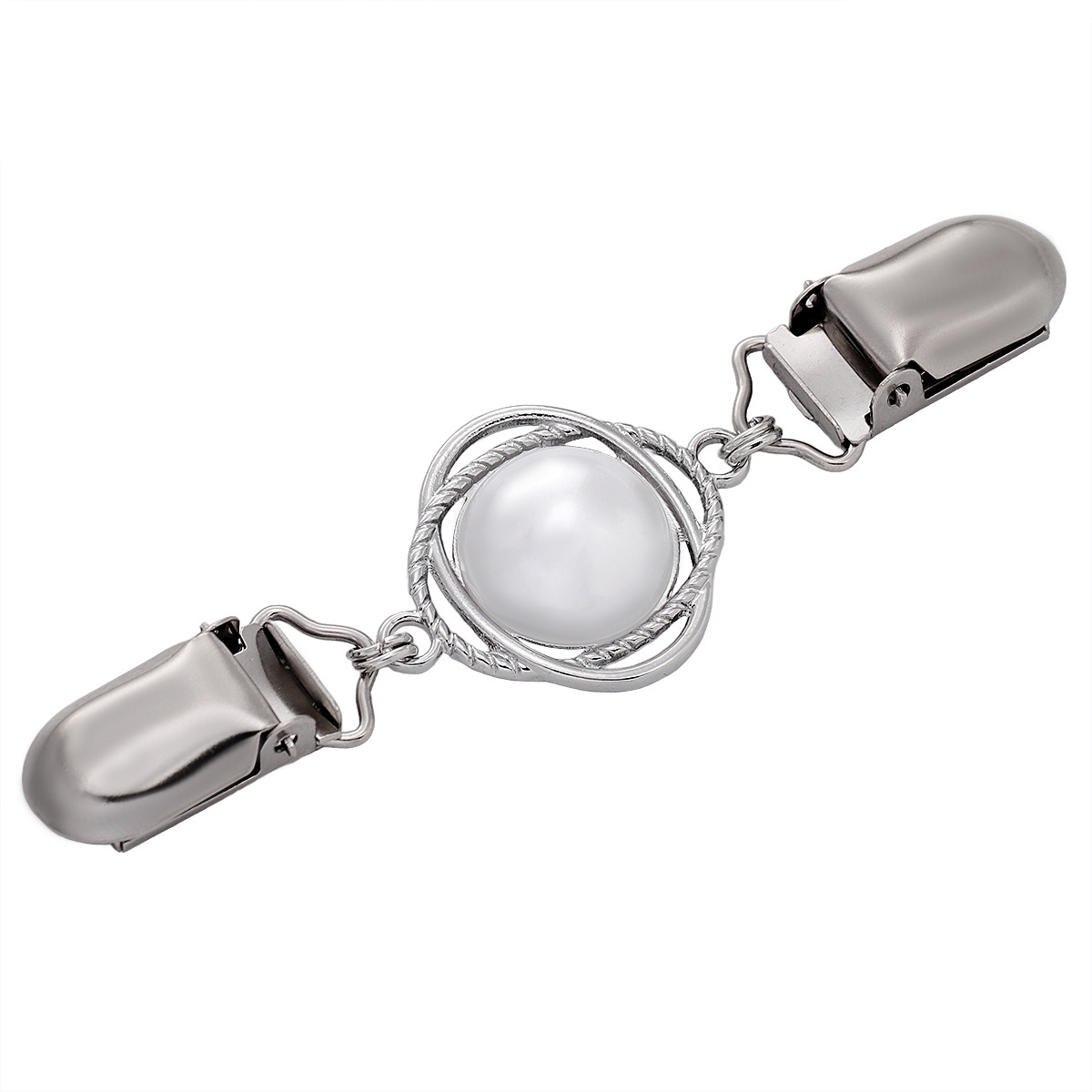 Broche de pérolas para suéter feminino, estilo vintage, para roupas transfronteiriças, xale, cardigã, cachecol anti-exposição, com fecho de gola._voghion.com