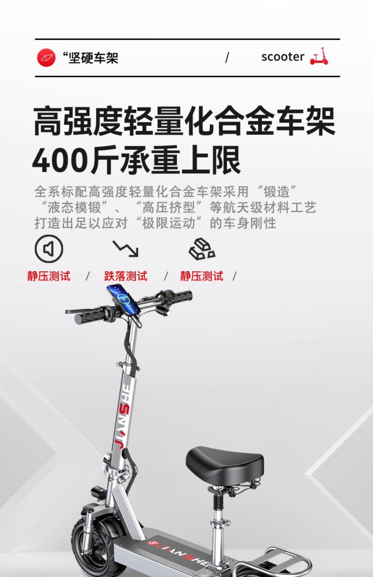 Suitable for Construction of Electric Scooters for Adults, Foldable Electric Scooters for Driving, Ultra-Light and Portable Lithium Batteries for Men and Women