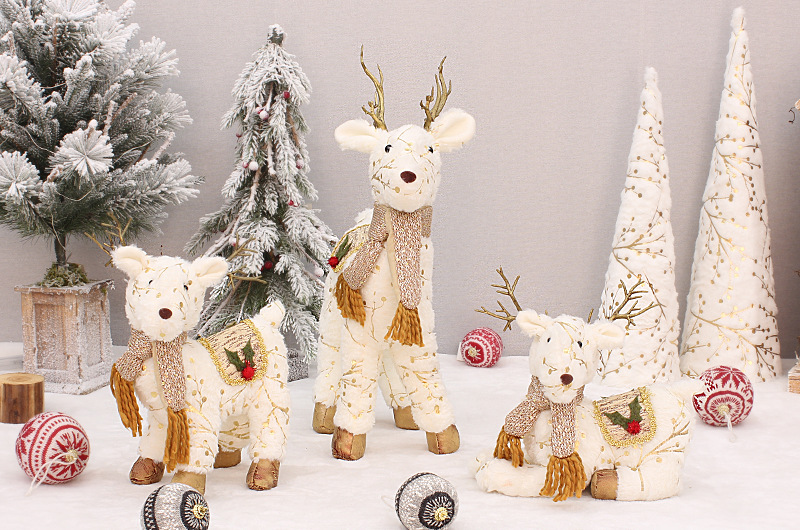 Christmas Cute Elk Cloth Polyester Party Ornaments 1 Piece display picture 8