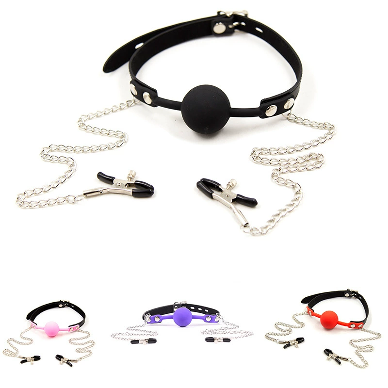Кроссборс silicone oral ball sm fun парные секс-игрушки для рта дегустационные игрушки для взрослых, дропшиппинг