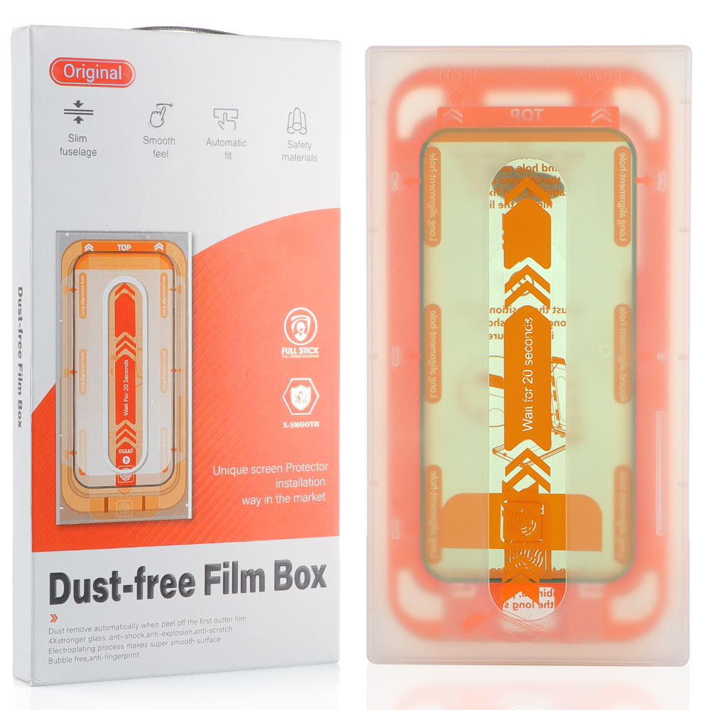 Los fabricantes de películas templadas de almacén libre de polvo de Huating son adecuados para Apple 16/15promax