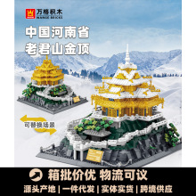 万格6234中国河南省洛阳市老君山小颗粒积木益智玩具儿童拼装批发