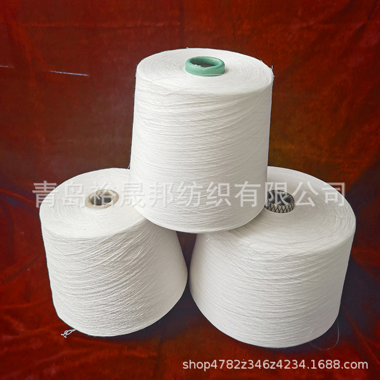 赛络纺涤粘纱30支32支 65/35 涤纶粘胶纱40支货源