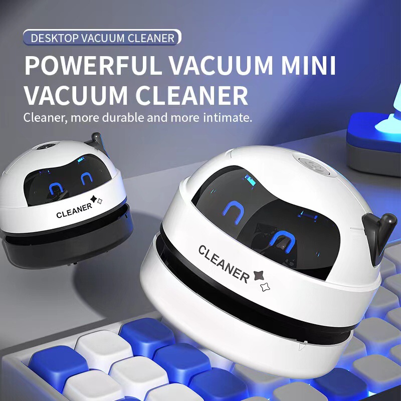 Cross-Border Supply of Desktop Vacuum Cleaner Wireless Handheld Creative Portable Suction Rubber Cleaning Machine USB Charging Dust Suction Cross-Border Supply of Desktop Vacuum Cleaner Wireless Handheld Creative Portable Suction Rubber Cleaning Machine USB Charging Dust Suction