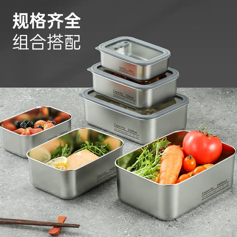 Glass lunch box stainless steel, mini box, (Cross-border trading), wholesale